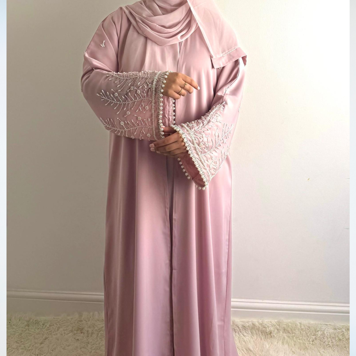 Jasmine Abaya - Pink