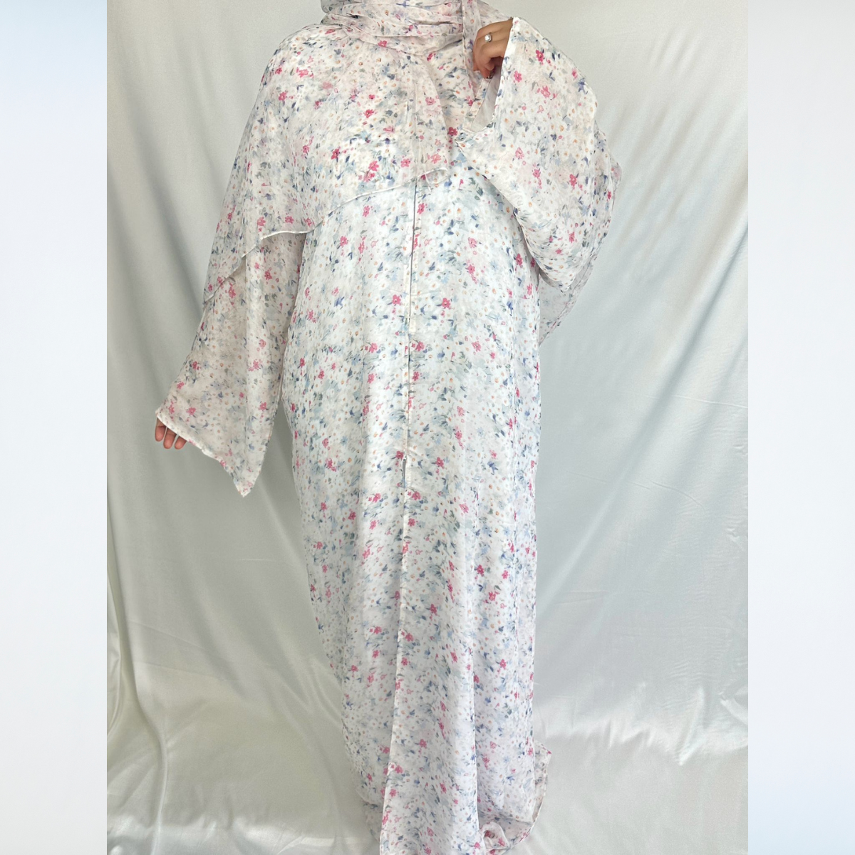 Rawdah Summer Floral Abaya