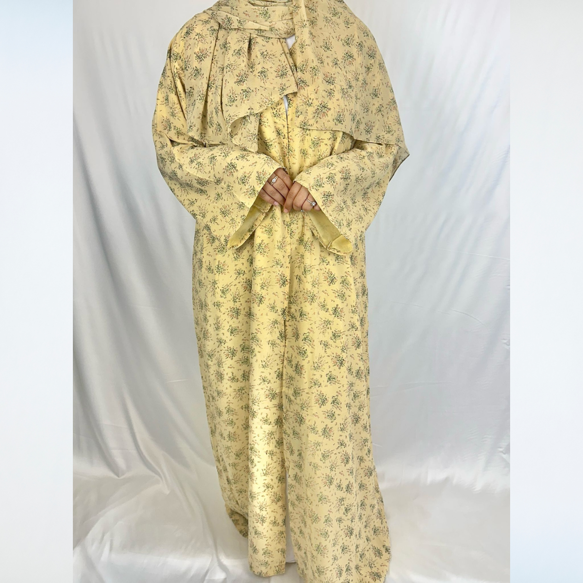 Rawdah Summer Floral Abaya