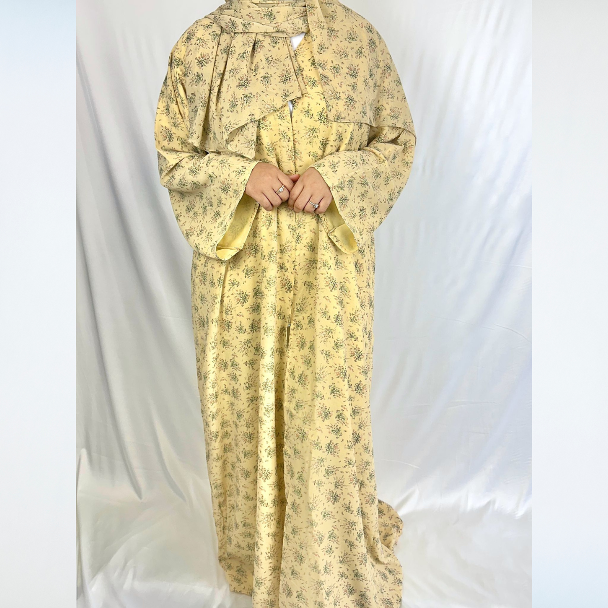 Rawdah Summer Floral Abaya