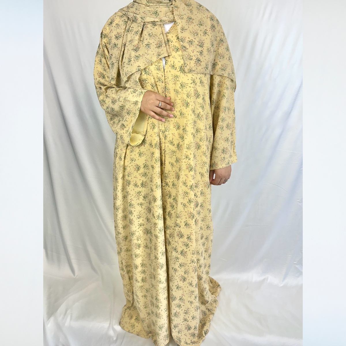 Rawdah Summer Floral Abaya