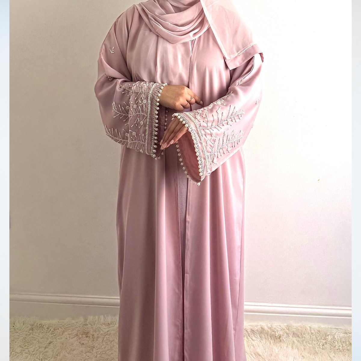 Jasmine Abaya - Pink