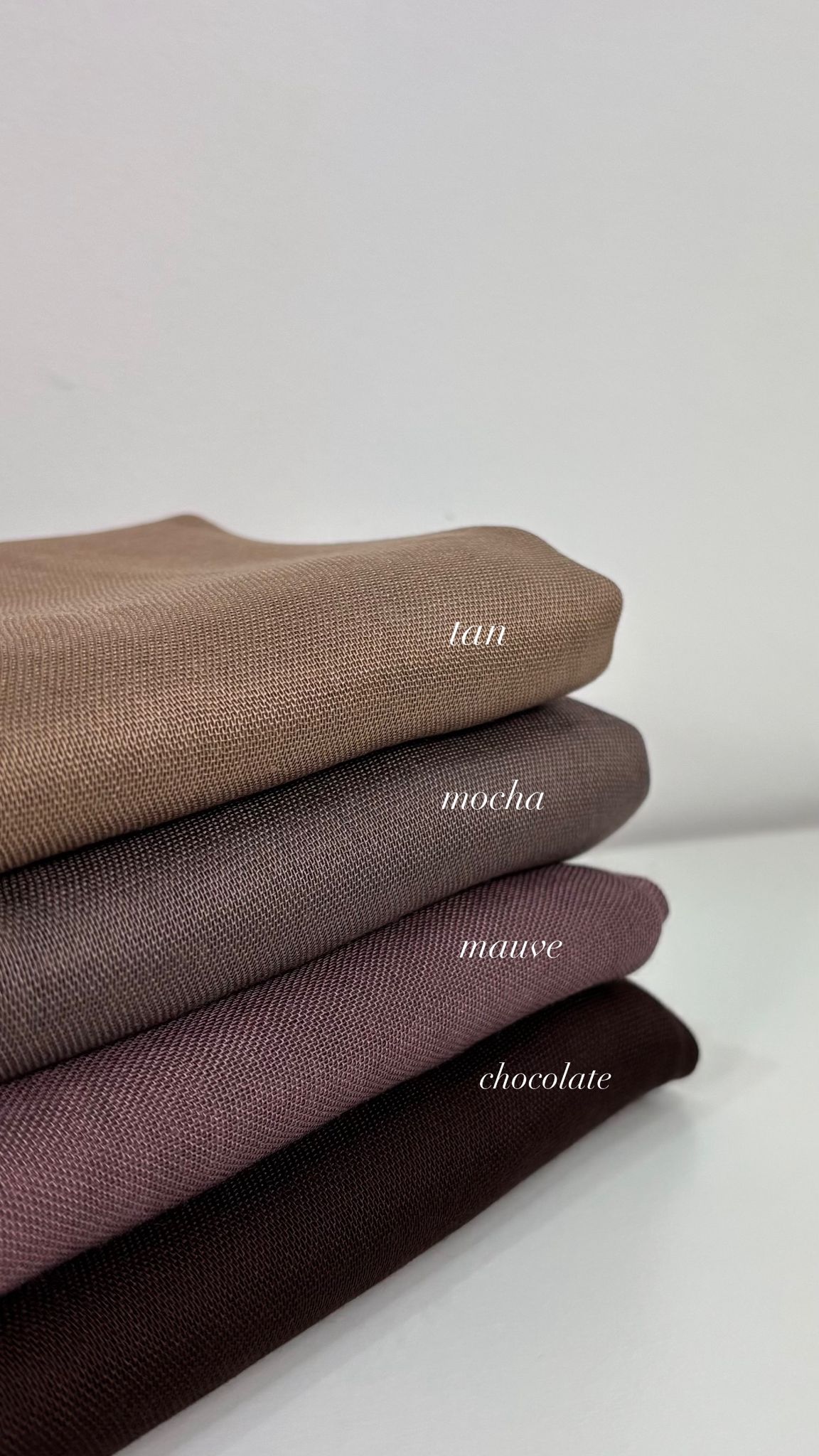 Double Stitch Soft Modal Hijabs