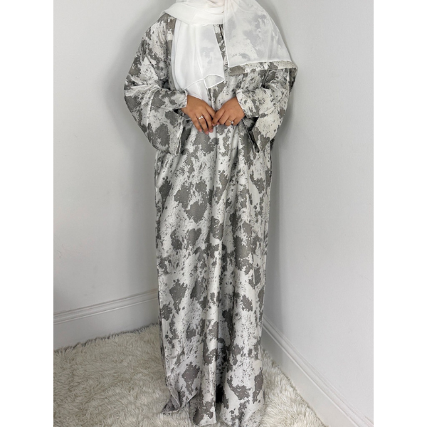 Rawdah Printed Closed Abaya