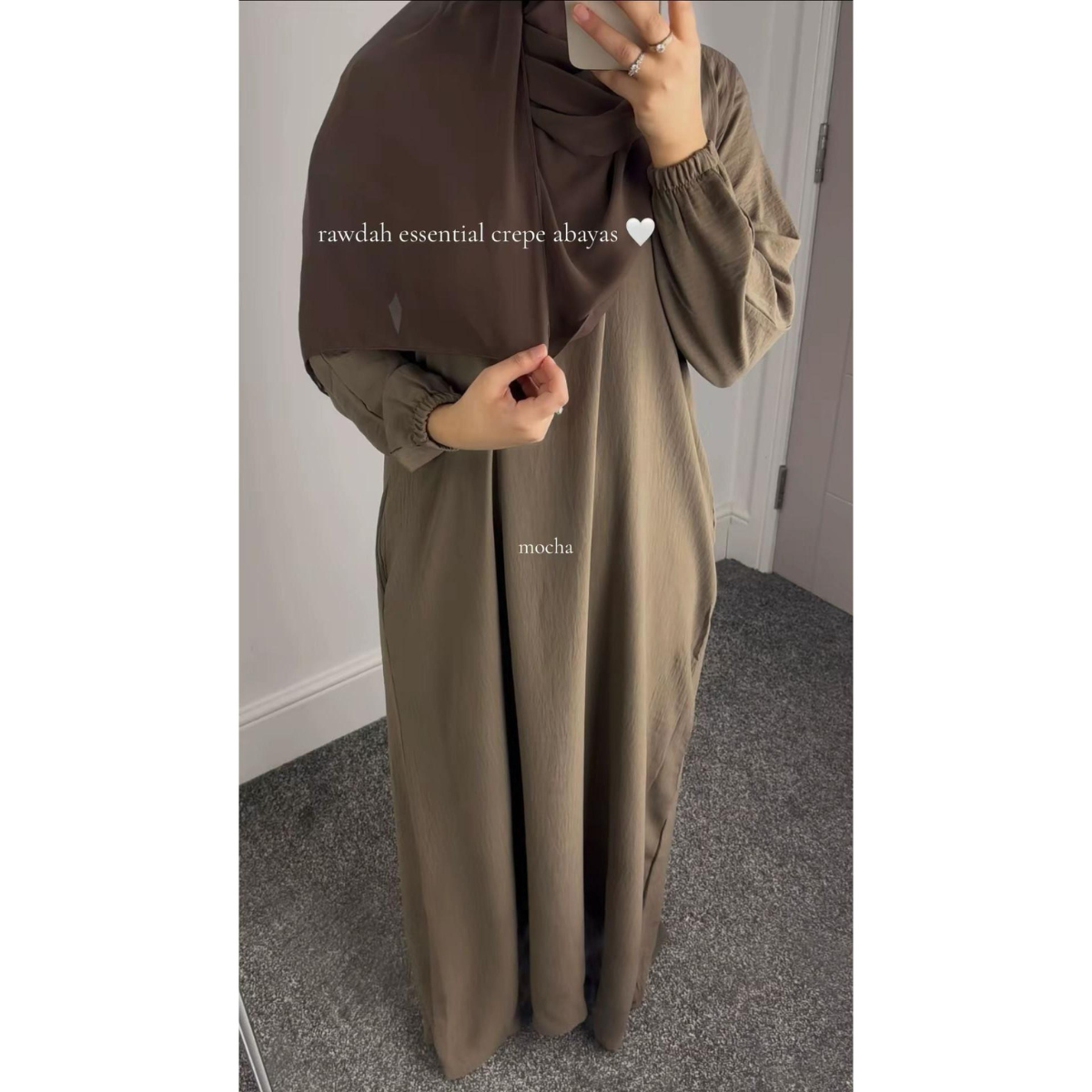 Rawdah Essential Everyday Abaya