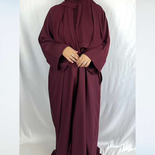 Rawdah Nida Open Abaya