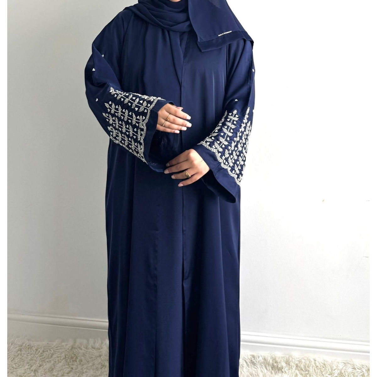 Hajra Abaya - Blue