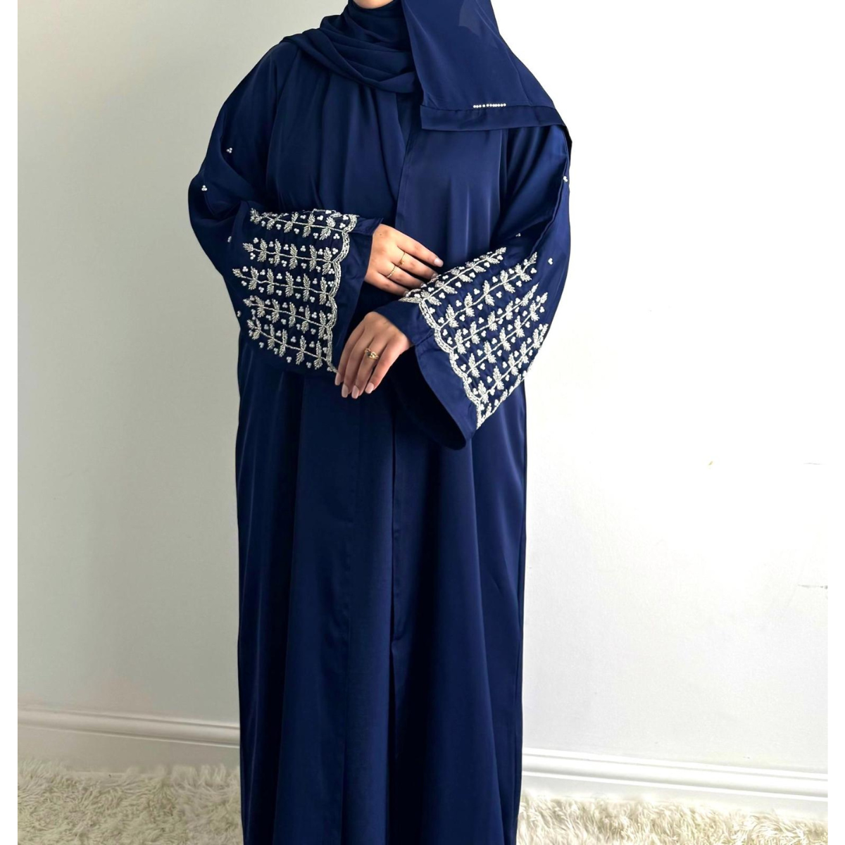 Hajra Abaya - Blue