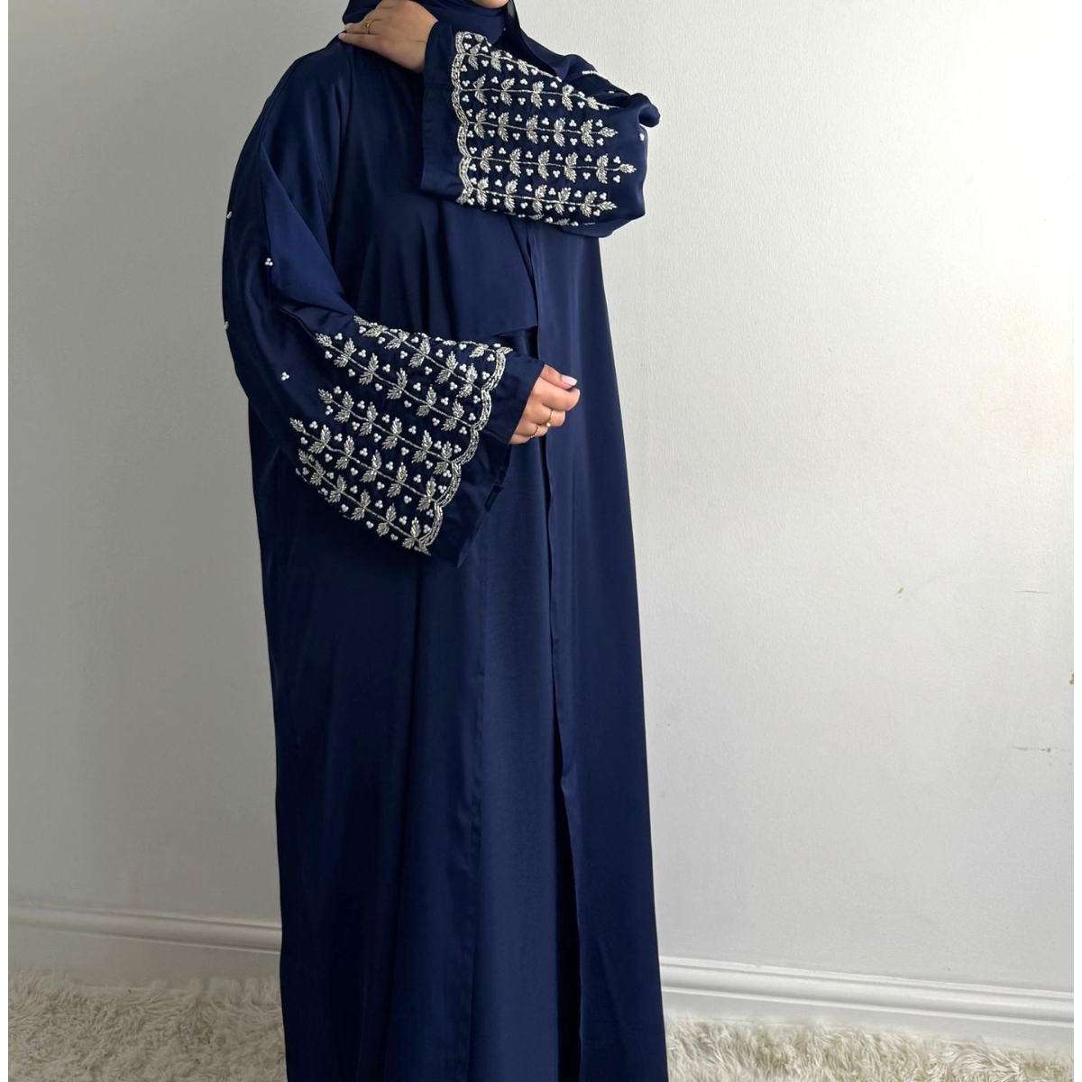 Hajra Abaya - Blue