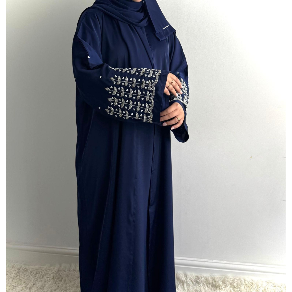 Hajra Abaya - Blue