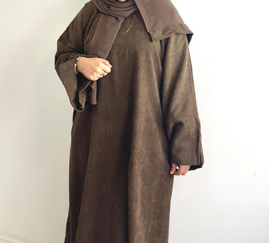 Rawdah Corduroy Abaya