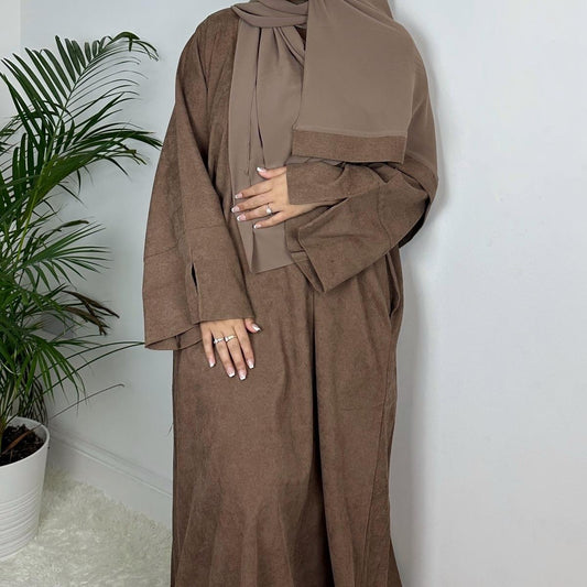 Rawdah Corduroy Abaya