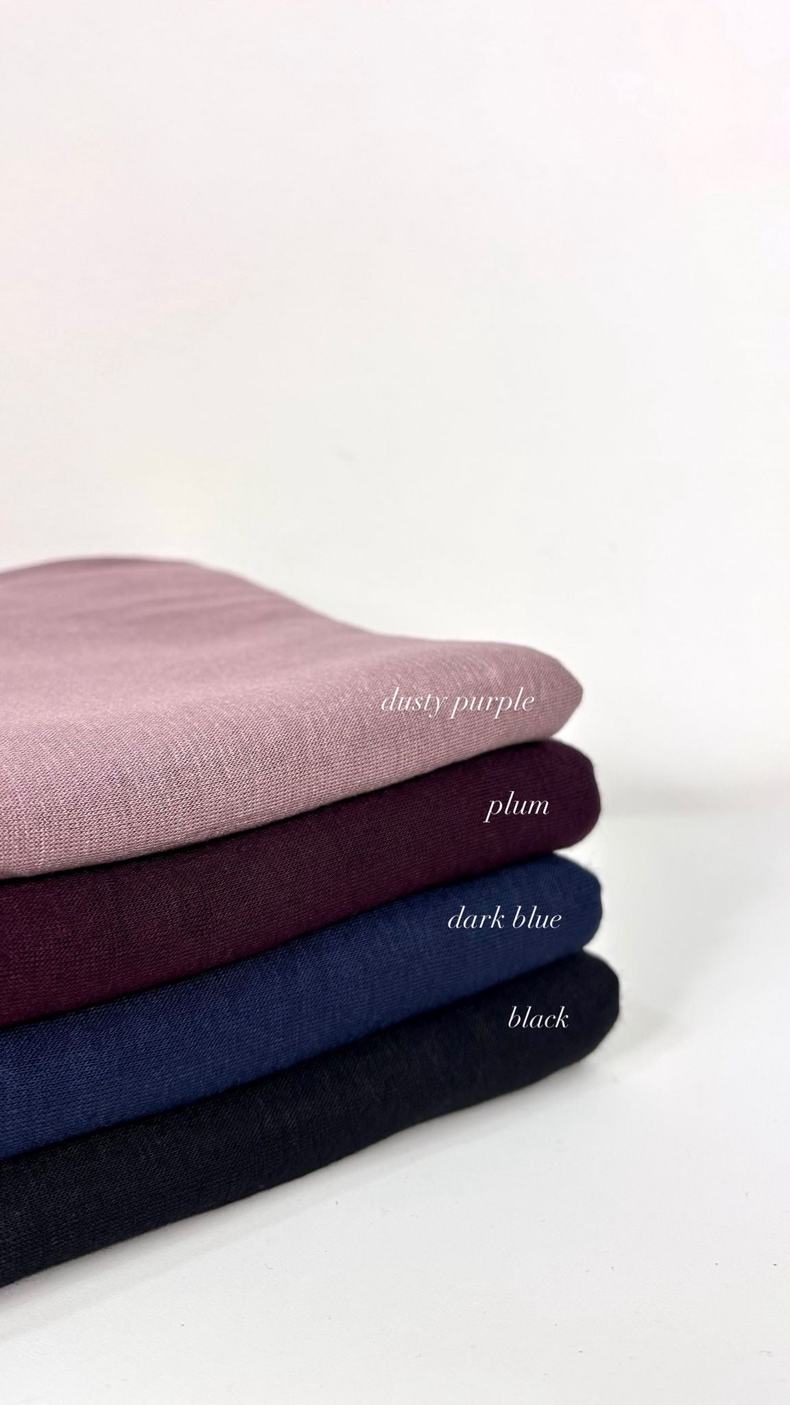 Double Stitch Jersey Hijabs