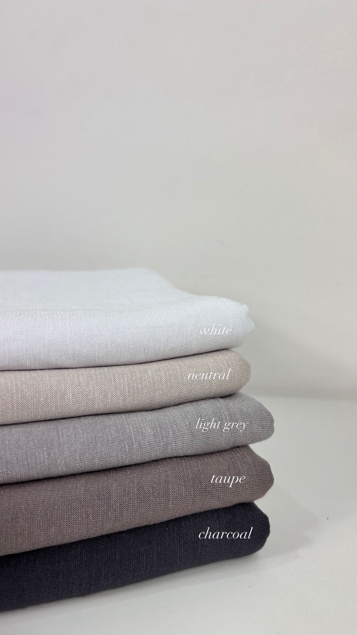 Double Stitch Jersey Hijabs