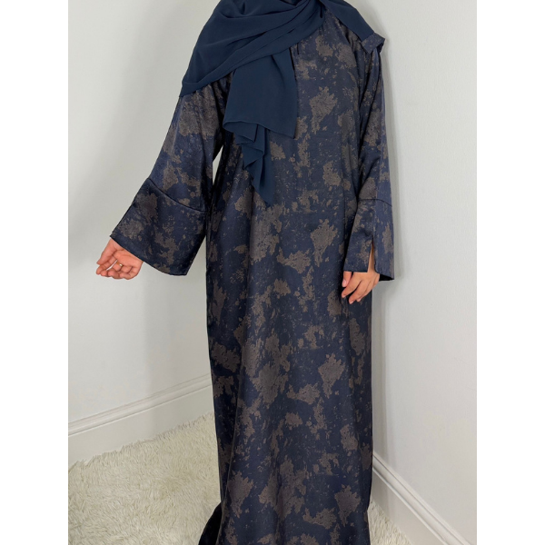Rawdah Printed Closed Abaya