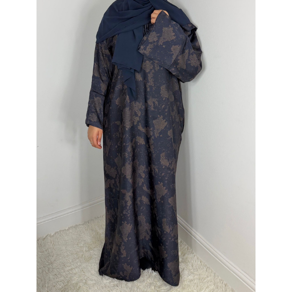 Rawdah Printed Closed Abaya