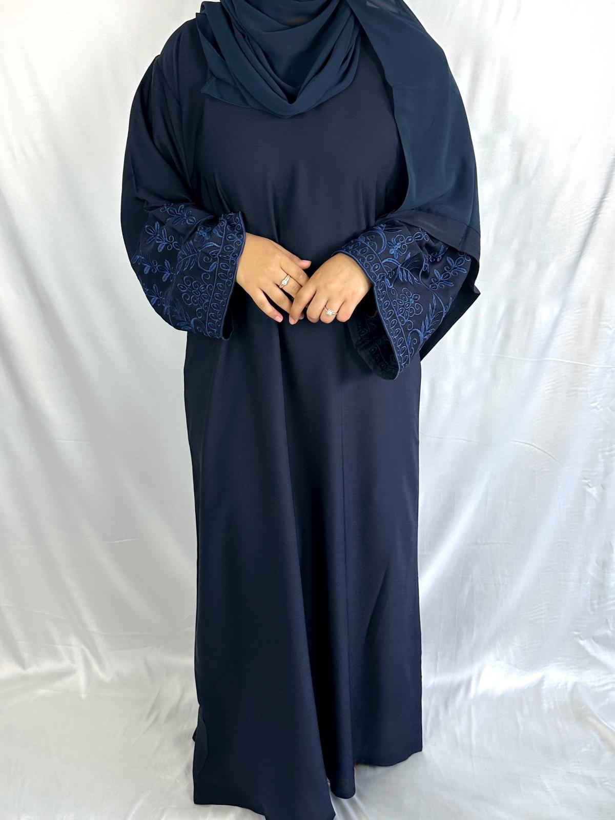 Amina Abaya - Navy Blue