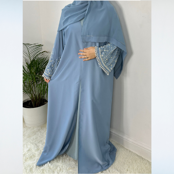 Jasmine Abaya - Sky Blue