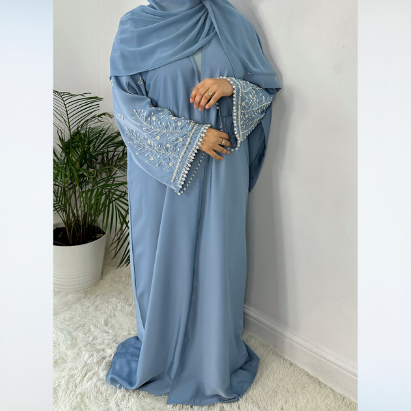 Jasmine Abaya - Sky Blue