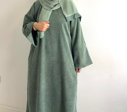 Rawdah Corduroy Abaya