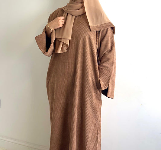 Rawdah Corduroy Abaya